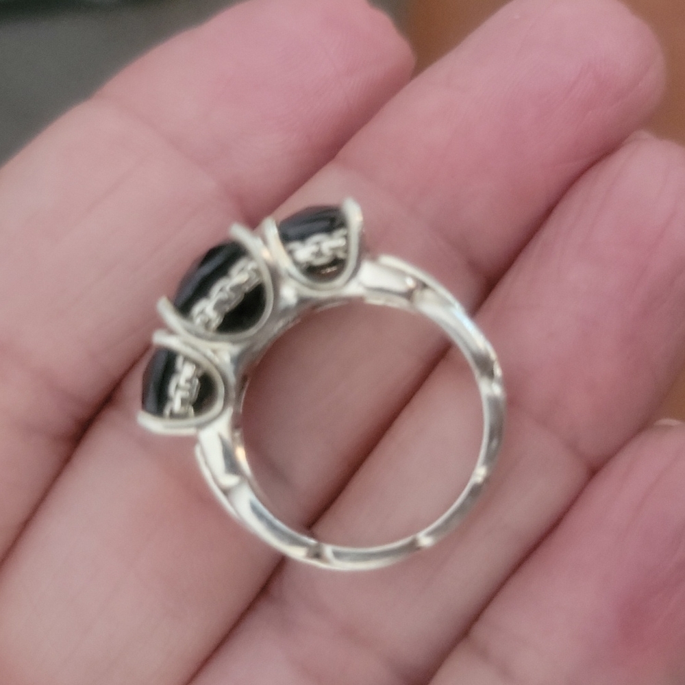 - BLACK SPINELL 925 RING... - Picture 5 of 7